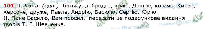 ГДЗ Українська мова 6 клас сторінка 101